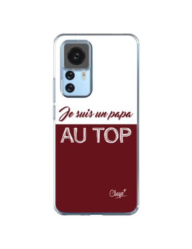 Cover Xiaomi 12T/12T Pro Sono un Papà al Top Rosso Bordeaux - Chapo