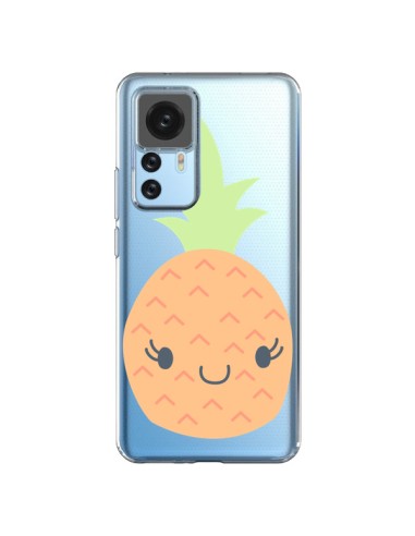 Xiaomi 12T/12T Pro Case Pineapple Fruit Clear - Claudia Ramos