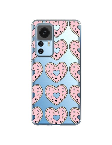Xiaomi 12T/12T Pro Case Donut Heart Pink Clear - Claudia Ramos
