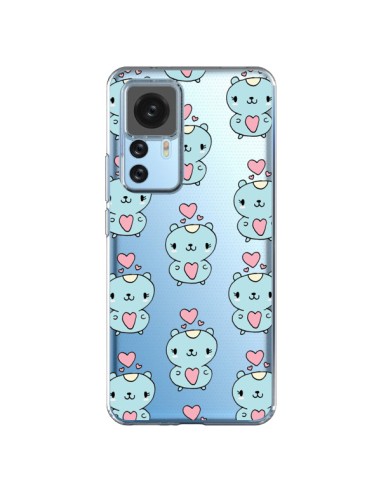Coque Xiaomi 12T/12T Pro Hamster Love Amour Transparente - Claudia Ramos