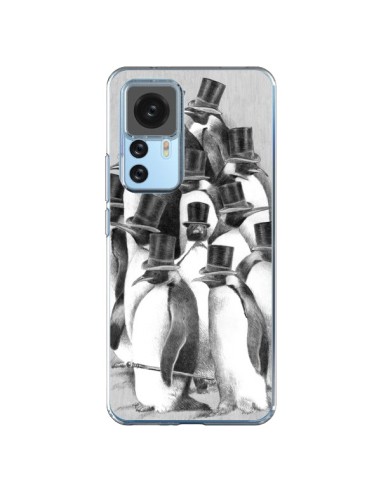 Coque Xiaomi 12T/12T Pro Pingouins Gentlemen - Eric Fan