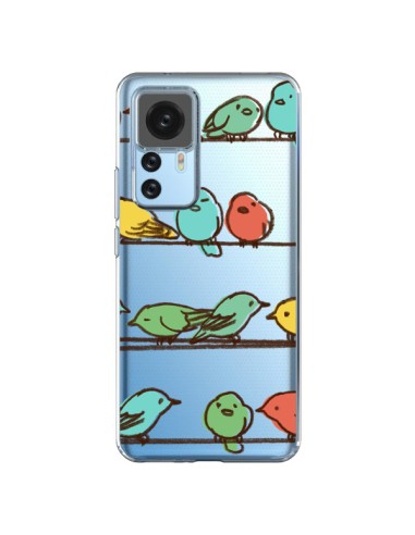 Cover Xiaomi 12T/12T Pro Uccelli Trasparente - Eric Fan