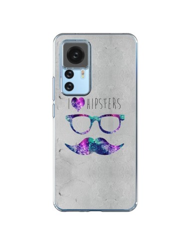 Coque Xiaomi 12T/12T Pro I Love Hipsters - Eleaxart