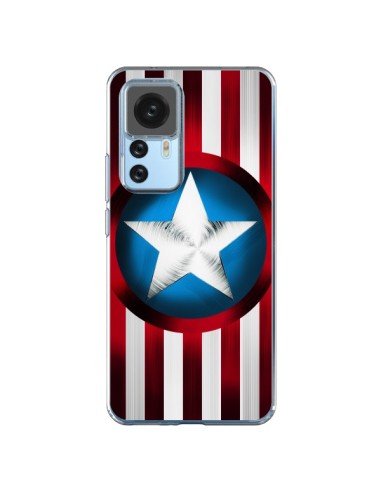 Cover Xiaomi 12T/12T Pro Capitan America Grande Difensore - Eleaxart