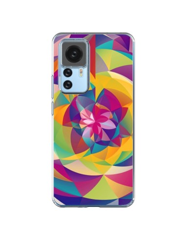 Cover Xiaomi 12T/12T Pro Acid Blossom Fiori - Eleaxart