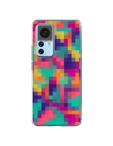 Cover Xiaomi 12T/12T Pro Mosaico Esotico Pixels Azteco - Eleaxart