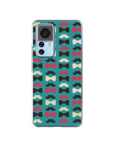 Xiaomi 12T/12T Pro Case Hipster Moustache Bow Tie - Eleaxart