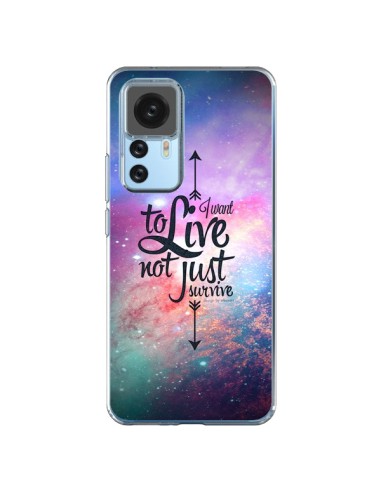 Cover Xiaomi 12T/12T Pro I want to live Voglio Vivere - Eleaxart