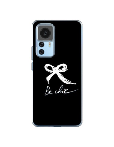 Cover Xiaomi 12T/12T Pro Be Chic Papillon Bianco - Léa Clément