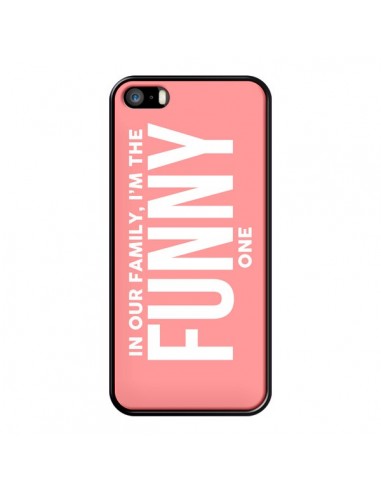 Coque In our family i'm the Funny one pour iPhone 5 et 5S - Jonathan Perez