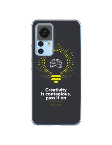 Coque Xiaomi 12T/12T Pro Creativity is contagious, Einstein - Shop Gasoline