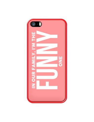 Coque In our family i'm the Funny one pour iPhone 5 et 5S - Jonathan Perez