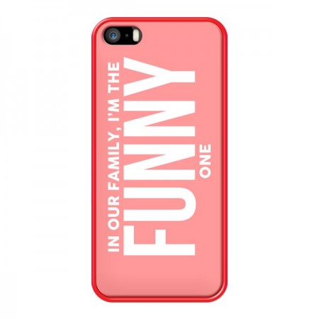 Coque In our family i'm the Funny one pour iPhone 5 et 5S - Jonathan Perez Coque In our family i'm the Funny one pour iPhone 5 et 5S - Jonathan Perez