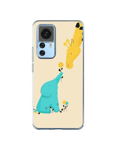 Cover Xiaomi 12T/12T Pro Elefante Cucciolo Giraffa - Jay Fleck