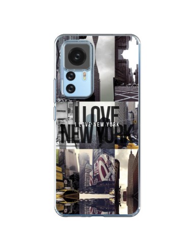 Cover Xiaomi 12T/12T Pro I Love New Yorck City Nero - Javier Martinez