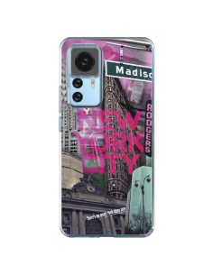Xiaomi 12T/12T Pro Case New York City Pink - Javier Martinez