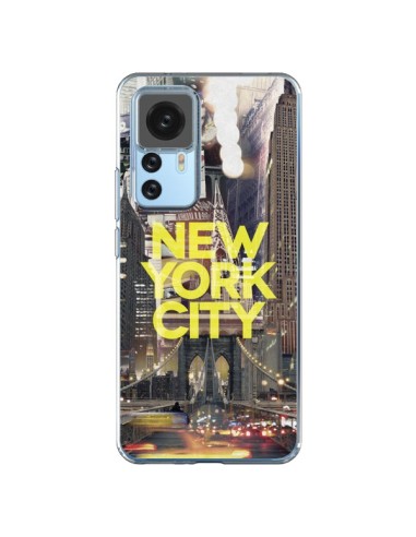 Coque Xiaomi 12T/12T Pro New York City Jaune - Javier Martinez