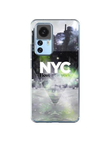 Coque Xiaomi 12T/12T Pro I Love New York City Vert - Javier Martinez
