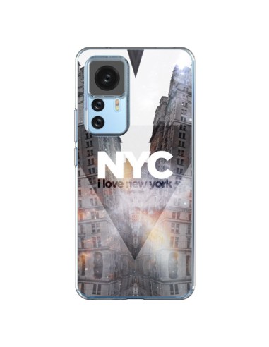 Cover Xiaomi 12T/12T Pro I Love New York City Arancione - Javier Martinez