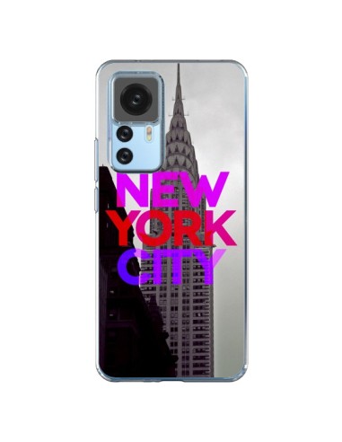Xiaomi 12T/12T Pro Case New York City Pink Red - Javier Martinez