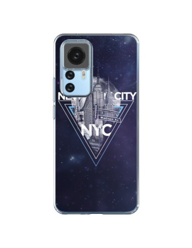 Coque Xiaomi 12T/12T Pro New York City Triangle Bleu - Javier Martinez