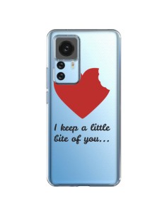 Xiaomi 12T/12T Pro Case I keep a little bite of you Love Heart Clear - Julien Martinez
