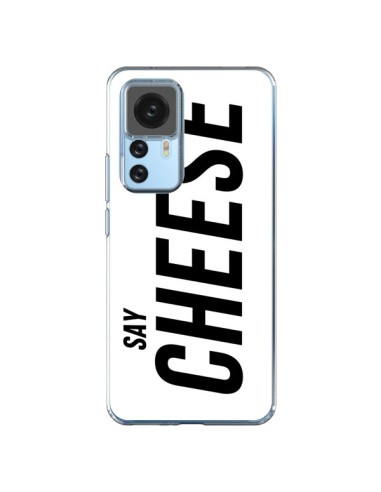 Cover Xiaomi 12T/12T Pro Say Cheese Sorriso Bianco - Jonathan Perez