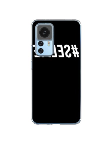 Xiaomi 12T/12T Pro Case Hashtag Selfie White Rovesciato - Jonathan Perez