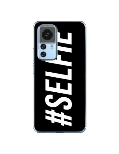 Coque Xiaomi 12T/12T Pro Hashtag Selfie Noir Horizontal - Jonathan Perez