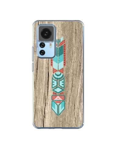 Cover Xiaomi 12T/12T Pro Totem Tribal Azteco Legno Wood - Jonathan Perez