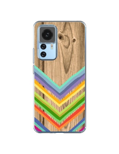 Cover Xiaomi 12T/12T Pro Tribal Azteco Legno Wood - Jonathan Perez