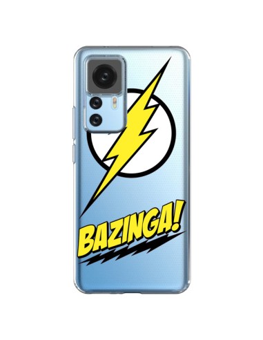 Cover Xiaomi 12T/12T Pro Bazinga Sheldon The Big Bang Thoery Trasparente - Jonathan Perez