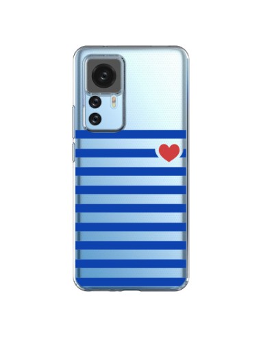Xiaomi 12T/12T Pro Case Mariniere Heart Love Clear - Jonathan Perez