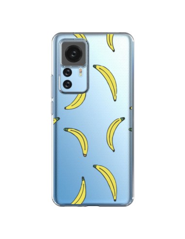 Cover Xiaomi 12T/12T Pro Banana Frutta Trasparente - Dricia Do