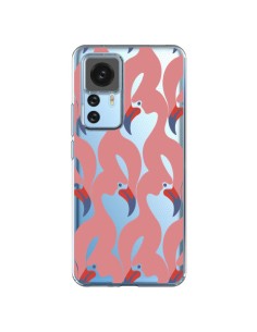 Coque Xiaomi 12T/12T Pro Flamant Rose Flamingo Transparente - Dricia Do