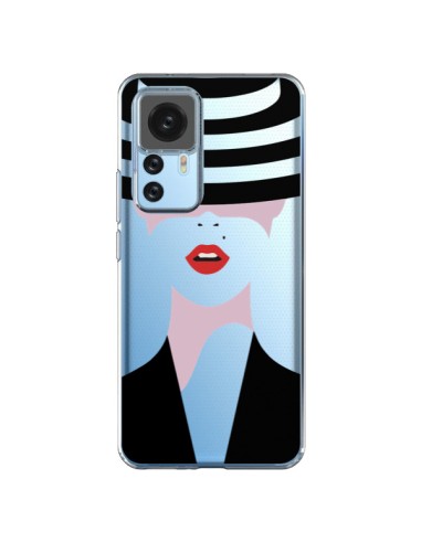 Cover Xiaomi 12T/12T Pro Donna Cappello Trasparente - Dricia Do