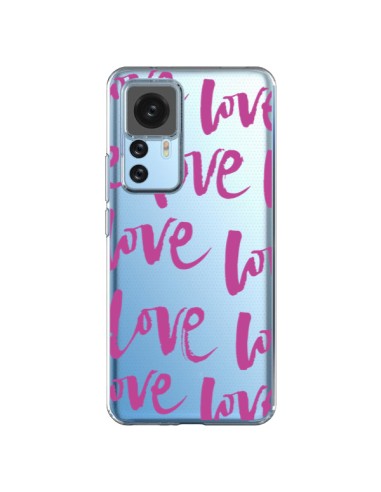 Coque Xiaomi 12T/12T Pro Love Love Love Amour Transparente - Dricia Do