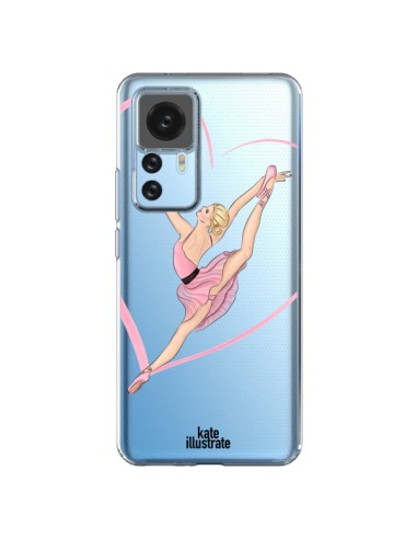Cover Xiaomi 12T/12T Pro Ballerina Salto Danza Trasparente - kateillustrate