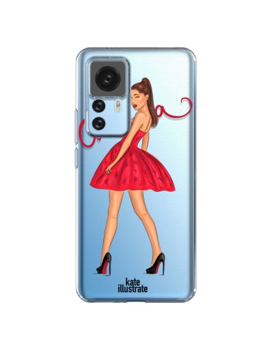 Cover Xiaomi 12T/12T Pro Ariana Grande Cantante Trasparente - kateillustrate