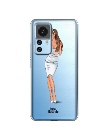 Coque Xiaomi 12T/12T Pro Ice Queen Ariana Grande Chanteuse Singer Transparente - kateillustrate