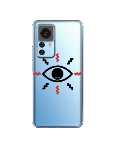 Coque Xiaomi 12T/12T Pro Eye I See You Oeil Transparente - Koura-Rosy Kane