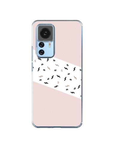Xiaomi 12T/12T Pro Case Festive Pattern Pink - Koura-Rosy Kane