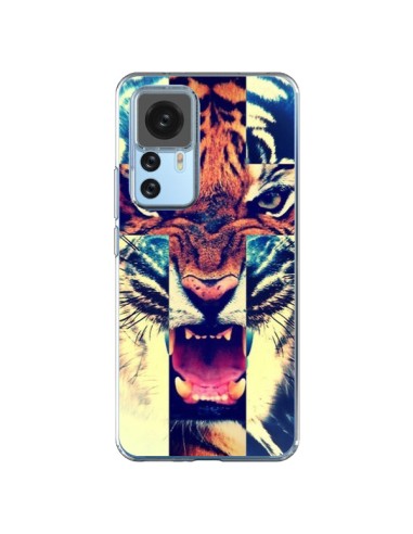 Coque Xiaomi 12T/12T Pro Tigre Swag Croix Roar Tiger - Laetitia