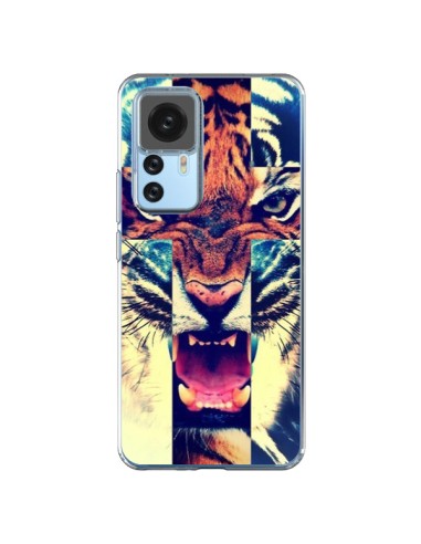 Cover Xiaomi 12T/12T Pro Tigre Swag Croce Roar Tiger - Laetitia