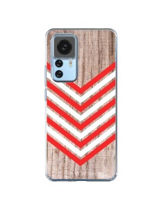 Xiaomi 12T/12T Pro Case Tribal Aztec Wood Wood Arrow Red White - Laetitia
