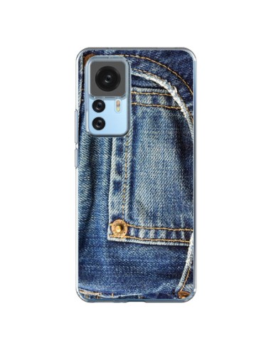 Cover Xiaomi 12T/12T Pro Jean Blu Vintage - Laetitia