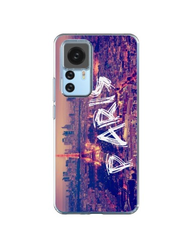 Cover Xiaomi 12T/12T Pro Paris Tour Eiffel Tower Nuit - Laetitia