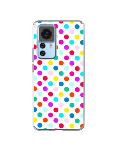 Coque Xiaomi 12T/12T Pro Pois Multicolores - Laetitia