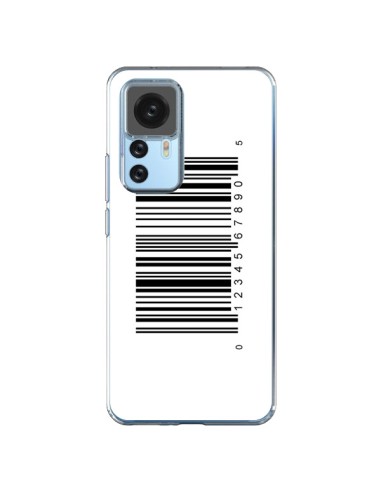 Xiaomi 12T/12T Pro Case Barcode Black - Laetitia