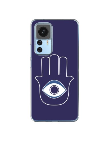 Cover Xiaomi 12T/12T Pro Mano di Fatima Occhio Blu - Laetitia